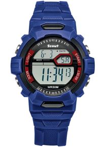 Chronograph Scout "The Digi", blau, Armbanduhren, Jungen, Chronograph, Armbanduhr,Quarzuhr, Kinderuhr,M&auml;dchen,Jungen,Geschenkidee,Jugendliche