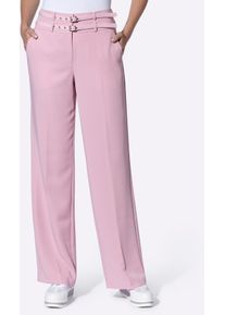 Webhose Heine, Damen, Gr. 46, Normalgr&ouml;&szlig;en, ros&eacute;, 96% Polyester, 4% Elasthan, unifarben, Hosen Webhose