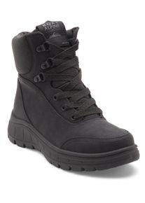 Stiefel Roxy "Karmel", Damen, Gr. 7(37), schwarz (anthrazit, schwarz), Obermaterial:Obermaterial: 95% Synthetikmaterial, 4% Metall, 1% Textil / Futter: 100% Textil / Au&szlig;ensohle: 100% Gummi;, Schuhe Stiefel