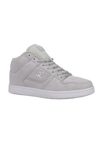 Sneaker DC Shoes "Manteca 4 Mid", Damen, Gr. 5(36), grau (light grau), Obermaterial:59.27% Leder, 40.73% Synthetikmaterial;, Schuhe Sneaker