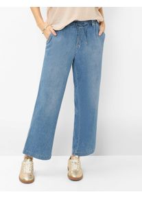 Brax Damen Culotte Style MAINE S USED SKY BLUE, denim hellblau, Gr. 34