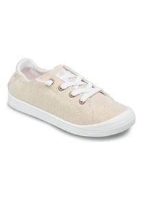 Sneaker Roxy "Bayshore Plus", Damen, Gr. 10 (41), beige, Obermaterial:Obermaterial: 98, 95% Walkfrottier / 1, 05% Metall, Futter: 100% Textil, Laufsohle: 100% TPR;, Schuhe Sneaker