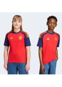 Fu&szlig;balltrikot adidas Performance "SPANIEN 26 FAN KIDS HEIMTRIKOT", Jungen, Gr. 176, vivid rot, Obermaterial: 100% Polyester, Rundhals, Trikots Fu&szlig;balltrikot
