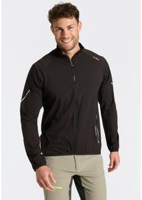 Windbreaker CMP, Herren, Gr. 58, nero, Obermaterial: 100% Polyamid. Futter: 88% Polyester, 12% Elasthan, Jacken Windbreaker, f&uuml;r Radsport und Outdooraktivit&auml;ten, sportlicher Stil