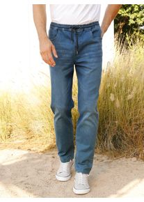 Schlupfjeans Catamaran, Herren, Gr. 62, Normalgr&ouml;&szlig;en, blau, bleached, 98% Baumwolle, 2% Elasthan, unifarben, lang, Jeans Schlupfjeans