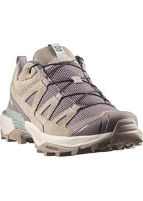 Wanderschuh Salomon "X ULTRA 360 LEATHER", Herren, Gr. 41, iron, desert tan, gr&uuml;n milieu, Leder, Textil, Schuhe Wanderschuh