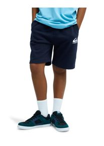 Bermudas Quiksilver "Easy Day", Jungen, Gr. 8, blau (schwarz navy), Obermaterial: 55% Walkfrottier, 45% Microfaser;, Hosen Bermudas