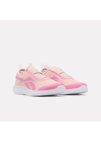 Laufschuh Reebok "RUSH RUNNER SLIP-ON", Gr. 38, purepink, playfulpink, wei&szlig;, Synthetik, Textil, Schuhe Laufschuh, f&uuml;r Kinder