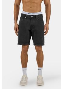 Jeansshorts Pegador "Bostic Jeans Shorts", Damen, Gr. 33, N-Gr, washed schwarz, Denim/Jeans, Obermaterial: 100% Baumwolle, Abriebeffekte, regular fit ca. Mitte Oberschenkel, Jeans Jeansshorts, Baumwolle, regular fit