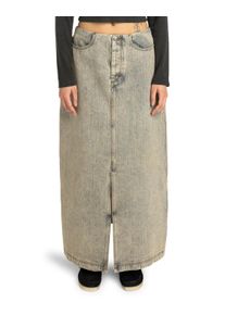 Jeansrock Element "Maxi", Damen, Gr. 32, bleach tint, Obermaterial: 70% Walkfrottier, 30% Walkfrottier;, R&ouml;cke Jeansrock