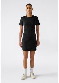 Shirtkleid Champion "ICONS TONAL Rib dress", Damen, Gr. XS, N-Gr, nbk, Obermaterial: 58% Baumwolle, 39% Polyester, 3% Elasthan, Kleider Shirtkleid, f&uuml;r sportlichen Alltag, sportlicher Stil, f&uuml;r Sportmode