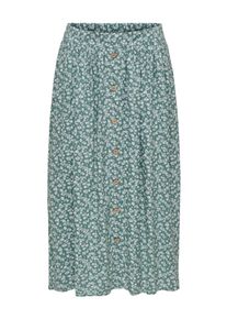 Sommerrock Only "ONLMILANO AOP LIFE LONG SKIRT WVN NOOS", Damen, Gr. XS, balsam gr&uuml;n aop:cd milano flower, Web, Obermaterial: 100% Viskose, bedruckt, lang, R&ouml;cke Sommerrock, Viskose