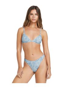 Bade-Shirt Billabong "Trippin Tides", Damen, Gr. XL, Cup B, blau (denim), Obermaterial:78% Nylon 22% Elasthan;, Bikini-Oberteile Bade-Shirt