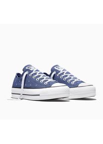 Sneaker Converse "CHUCK TAYLOR ALL STAR LIFT PLATFOR", Damen, Gr. 36, indigo storm, very peri, wei&szlig;, Textil, Schuhe Sneaker