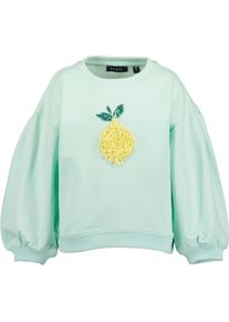 Sweater Blue Seven "Blue Seven Sweatshirt", M&auml;dchen, Gr. 98, 6041, hl t&uuml;rkis, 95% Baumwolle, 5% Elasthan, normal normal, Rundhals, gerader Abschluss, Sweatshirts Sweater