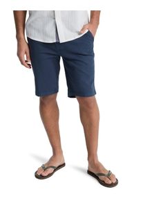 Bermudas Quiksilver "Union Straight 20", Herren, Gr. 31SM, schwarz navy, Obermaterial: 99% Walkfrottier, 1% Elasthan;, Hosen Bermudas
