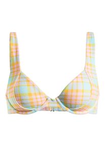 B&uuml;gel-Bikini-Top Billabong "Check Please Emma", Damen, Gr. S, Cup B, bunt (multi), Obermaterial: 96% Nylon, 4% Elasthan;, Bikini-Oberteile B&uuml;gel-Bikini-Top
