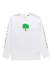 Langarmshirt Element "Element x Donnie O'Donnell Fruity", Herren, Gr. XL, wei&szlig; (optic wei&szlig;), Obermaterial:100% Walkfrottier;, Shirts Langarmshirt