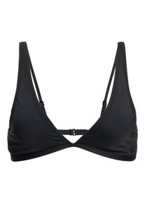 Triangel-Bikini-Top Roxy "Beach Classics", Damen, Gr. XL, Cup B, grau (anthrazit), Obermaterial: 87% Nylon, 13% Elasthan;, Bikini-Oberteile Triangel-Bikini-Top