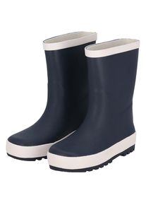 Gummistiefel XQ FOOTWEAR "KINDER STIEFEL", M&auml;dchen, Gr. 31/32, blau (navy), Obermaterial: 100% Gummi, unifarben, Schuhe Gummistiefel, Wasserdichte Regenstiefel mit herausnehmbarer Sohle