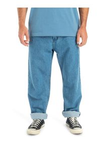 Regular-fit-Jeans Quiksilver "Baggy Nineties Wash", Herren, Gr. 38(XXL), blau (ashley blau), Obermaterial:100% Walkfrottier;, Jeans Regular-fit-Jeans