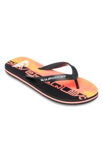 Sandale Quiksilver "Molokai Art 25", Herren, Gr. 6(39), fiery coral wordblock, Obermaterial:Obermaterial: Synthetik / Laufsohle: Moosgummi;, Schuhe Sandale