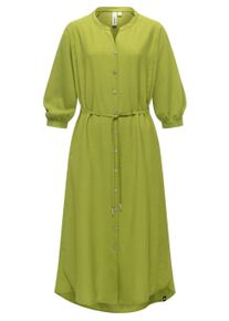Blusenkleid Ragwear "Blusenkleid Trea Dress", Damen, Gr. XL, N-Gr, gr&uuml;n (pistachio), Obermaterial: 85% Viskose CV. 15% Polyamid PA., Kleider Blusenkleid