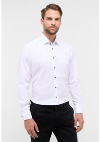 Langarmhemd Eterna "COMFORT FIT", Damen, Gr. 42, Normalgr&ouml;&szlig;en, wei&szlig;, 100% Baumwolle, normal, Manschette, Hemden Langarmhemd, NON IRON (b&uuml;gelfrei)