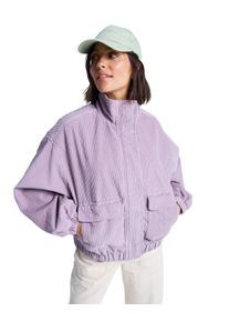 Bomberjacke Roxy "Slow Song Ii", Damen, Gr. S, nirvana, Obermaterial: 100% Walkfrottier;, Jacken Bomberjacke