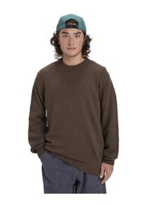 Strickpullover Quiksilver "Salt Water", Herren, Gr. M, chocolate braun, Obermaterial: 50% Modacryl, 50% Walkfrottier;, Pullover Strickpullover