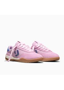 Sneaker Converse "RUN STAR TRAINER STITCHED SUEDE", Damen, Gr. 42, new found bloom, pink, indigo storm, Leder, Schuhe Sneaker