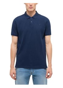 Kurzarmshirt Mustang "Herren Style Pierre", Damen, Gr. XL, navy, Shirts Kurzarmshirt
