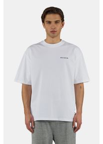 T-Shirt Pegador "Frombork Oversized Tee", Damen, Gr. XS, wei&szlig;, Single Jersey, Obermaterial: 100% Baumwolle, unifarben, oversize normal, Rundhals, Shirts T-Shirt, Baumwolle, oversize