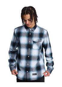 Kurzarmhemd DC Shoes "Marshal", Damen, Gr. XL, US-Gr&ouml;&szlig;en, storm blau, Obermaterial: 100% Walkfrottier;, Hemden Kurzarmhemd