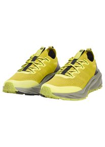 Wanderschuh Jack Wolfskin "PS TRAIL KNIT LOW M", Herren, Gr. 48, chartreuse, Synthetik, Schuhe Wanderschuh, atmungsaktives Strick Upper, Trekkingschuh