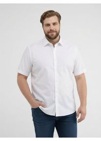 Kurzarmhemd Lerros "1/2 Hemd mit COOL & DRY Funktion, grosse Gr&ouml;&szlig;en", Herren, Gr. 4XL, Normalgr&ouml;&szlig;en, broken wei&szlig;, 75% Baumwolle, 25% Polyester, Hemden Kurzarmhemd