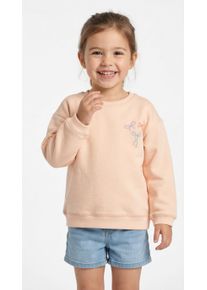 Sweatshirt Blue Seven, M&auml;dchen, Gr. 110, rosa, Sweatware, Obermaterial: 100% Baumwolle, bedruckt, unifarben, Basic normal, Rundhals, Rippb&uuml;ndchen, Sweatshirts Sweatshirt
