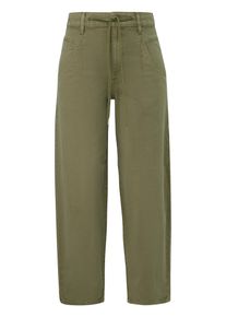Stoffhose s.Oliver, Herren, Gr. 46, N-Gr, summer khaki, Web, Obermaterial: 62% Baumwolle, 35% Viskose, 3% Elasthan, unifarben, regular fit lang, Hosen Stoffhose, mit Kordelzug
