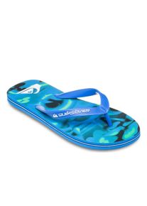 Sandale Quiksilver "Molokai Art 25", Herren, Gr. 12(45), blau (estate blau biophilia), Obermaterial:Obermaterial: Synthetik / Laufsohle: Moosgummi;, Schuhe Sandale