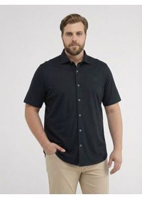 Kurzarmhemd Lerros "1/2 Hemd mit COOL & DRY Funktion, grosse Gr&ouml;&szlig;en", Herren, Gr. 4XL, Normalgr&ouml;&szlig;en, classic navy, 75% Baumwolle, 25% Polyester, Hemden Kurzarmhemd
