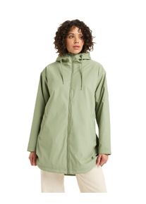Allwetterjacke Roxy "Rain Road Polar Zip", Damen, Gr. XS, oil gr&uuml;n, Obermaterial: 100% Polyurethan;, Jacken Allwetterjacke
