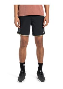 Boardshorts Quiksilver "Omni Scallop 17", Herren, Gr. L, schwarz (schwarz schwarz), Obermaterial: 88% Microfaser, 12% Elasthan;, Hosen Boardshorts