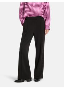 LIEBLINGSST&Uuml;CK Stoffhose LIEBLINGSST&Uuml;CK, Damen, Gr. 34, N-Gr, schwarz, Web, Obermaterial: 74% Viskose, 17% Polyamid, 9% Elasthan, clean, unifarben, lang, Hosen Stoffhose, mit weitem Bein