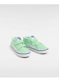 Sneaker Vans "SK8-Mid Reissue V", M&auml;dchen, Gr. 26,5, e2y, color theory pistachio gr&uuml;n, Leder, Schuhe Sneaker, mit Klett, f&uuml;r Kinder