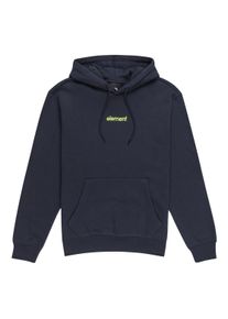Hoodie Element "Simple Logo", Herren, Gr. S, blau (eclipse navy), Obermaterial: 40% Microfaser, 30% Walkfrottier, 30% Walkfrottier;, Sweatshirts Hoodie