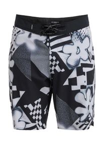 Boardshorts Quiksilver "Highline Printed 20", Herren, Gr. 32(M), micro chip momentum, Obermaterial: 51% Microfaser, 37% Microfaser, 12% Elasthan;, Hosen Boardshorts