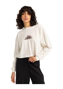 Langarmshirt Billabong "Feeling Free", Damen, Gr. S, wei&szlig;, Obermaterial: 100% Walkfrottier;, Shirts Langarmshirt