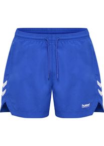 Badeshorts Hummel "HMLPULSE SWIM SHORTS", Herren, Gr. XXL (56), N-Gr, dazzling blau, Obermaterial: 100% Polyester, Badehosen Badeshorts, mit Innenslip, seitliche Taschen