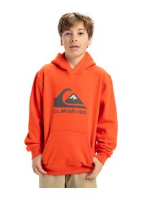 Hoodie Quiksilver "Big Logo", Jungen, Gr. 14, orange (tigerlily), Obermaterial: 55% Walkfrottier, 45% Microfaser;, Sweatshirts Hoodie