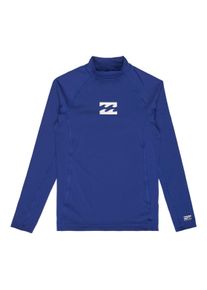 Rash Guard Billabong "Waves All Day", Jungen, Gr. S, schwarz cobalt, Obermaterial:85% Microfaser, 15% Elasthan;, Shirts Rash Guard